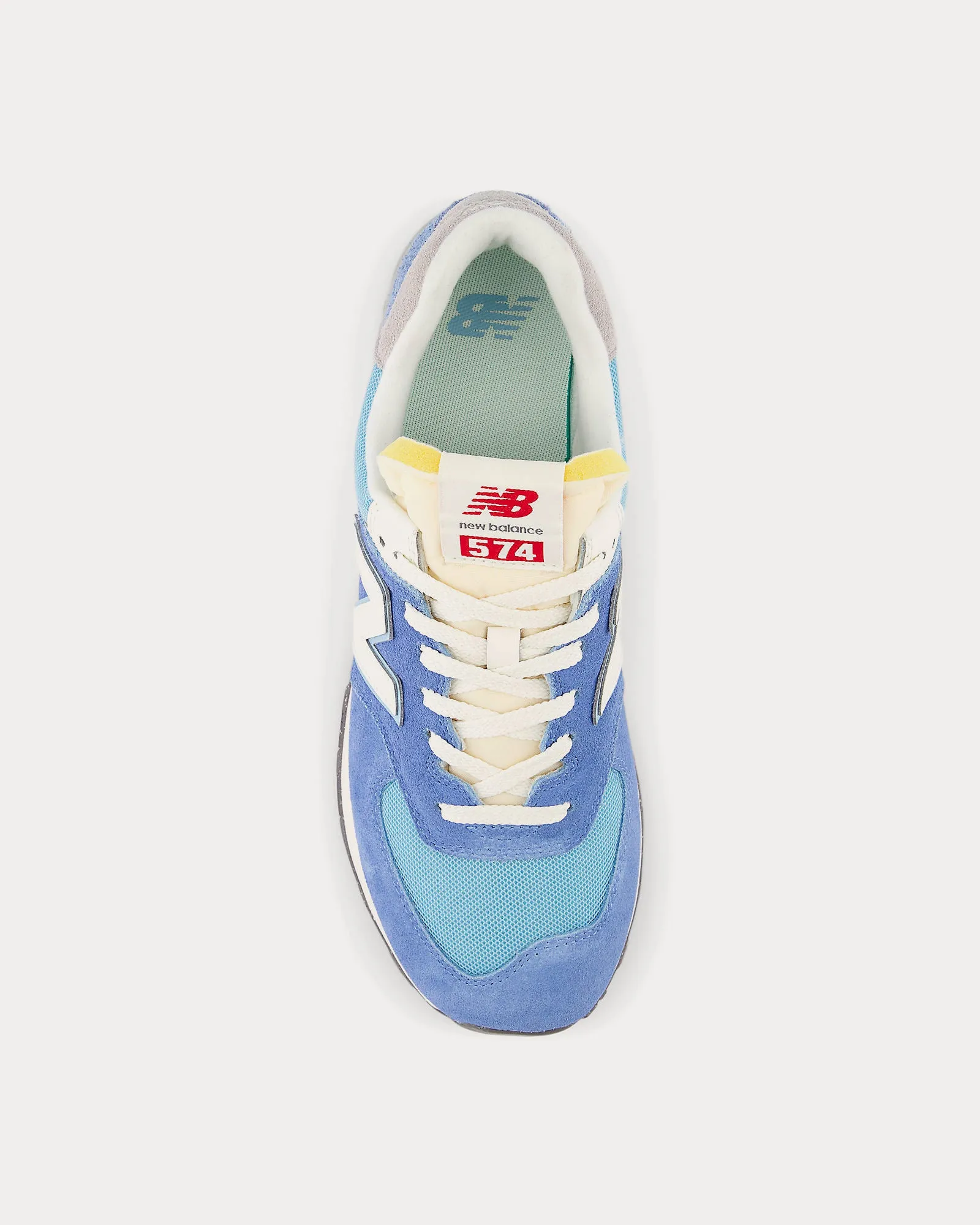 574 Blue Laguna / Sea Salt Low Top Sneakers