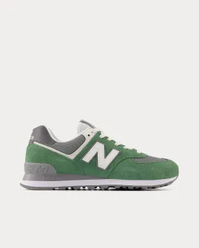 574 Mallard Green / White / Shadow Grey Low Top Sneakers