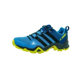 Adidas Terrex Kid's AX2R Hiking Athletic Shoes Blue Yellow Size 4