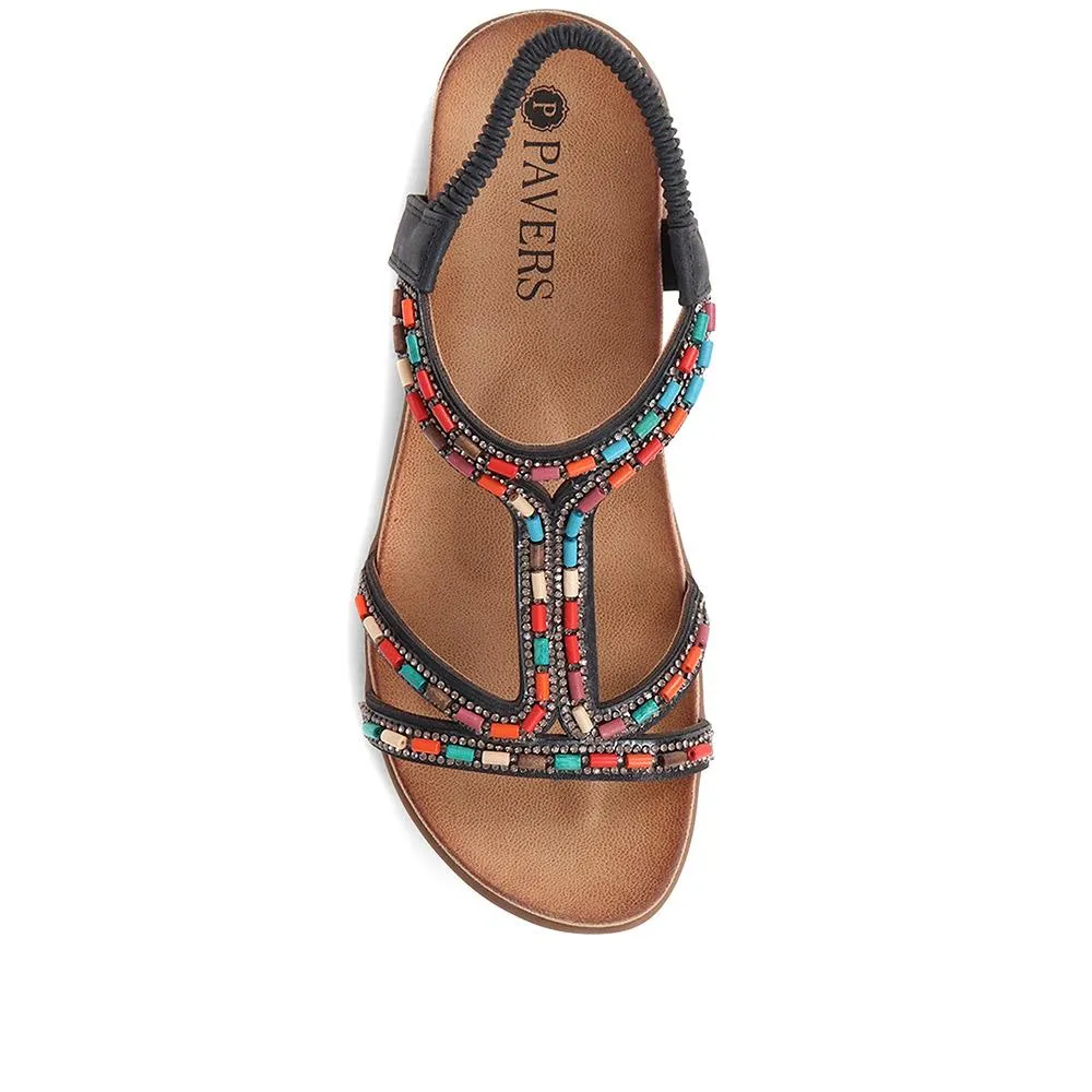 Beaded Sandals - BAIZH37053 / 323 376