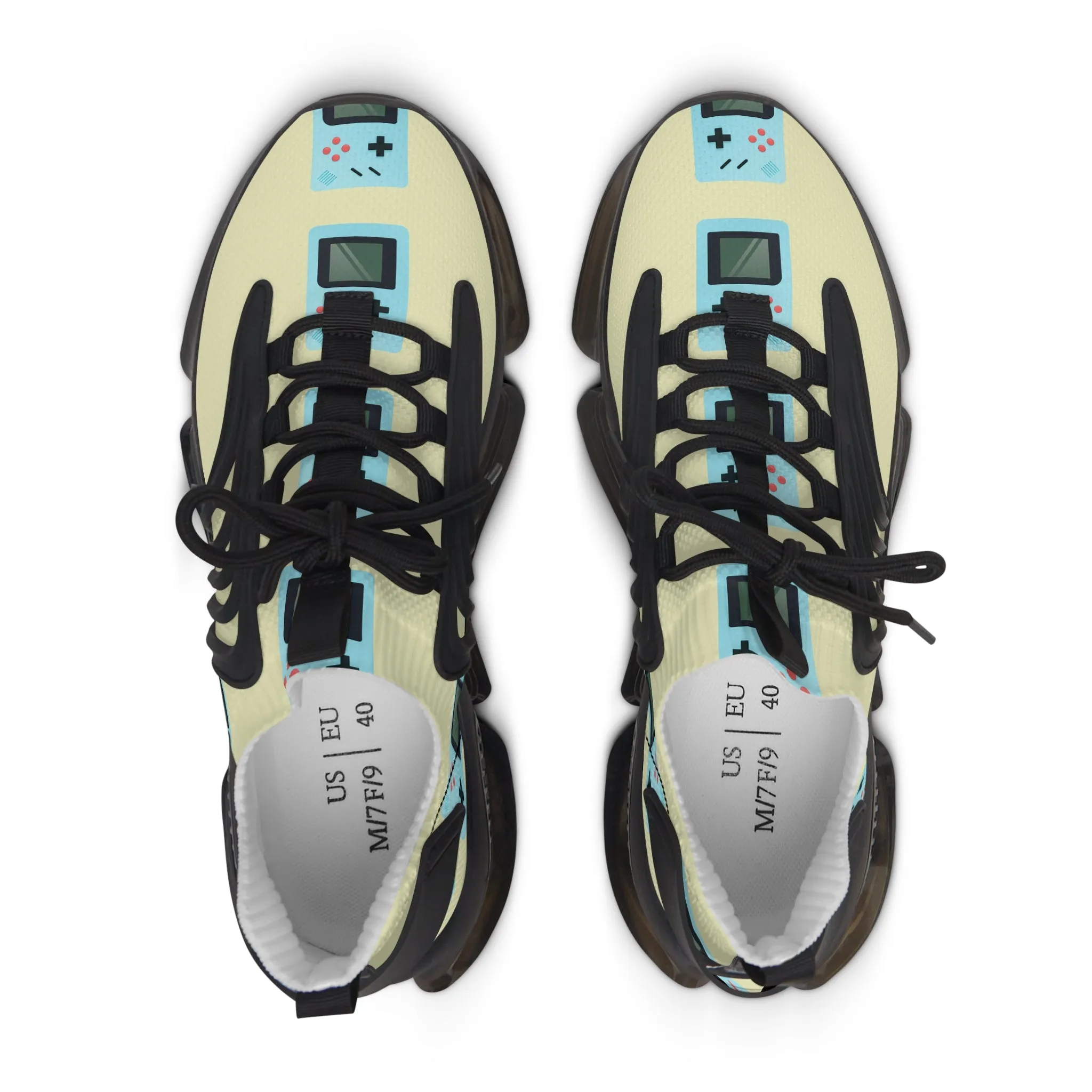 Blue Gameboys Women's Mesh Sneakers