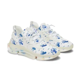 Blue Octopus Women's Mesh Sneakers