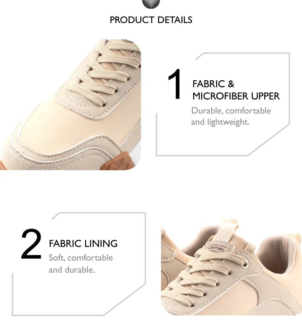 camel active Women Zena Sneakers Shoes -762401-YX01SV-52-BEIGE