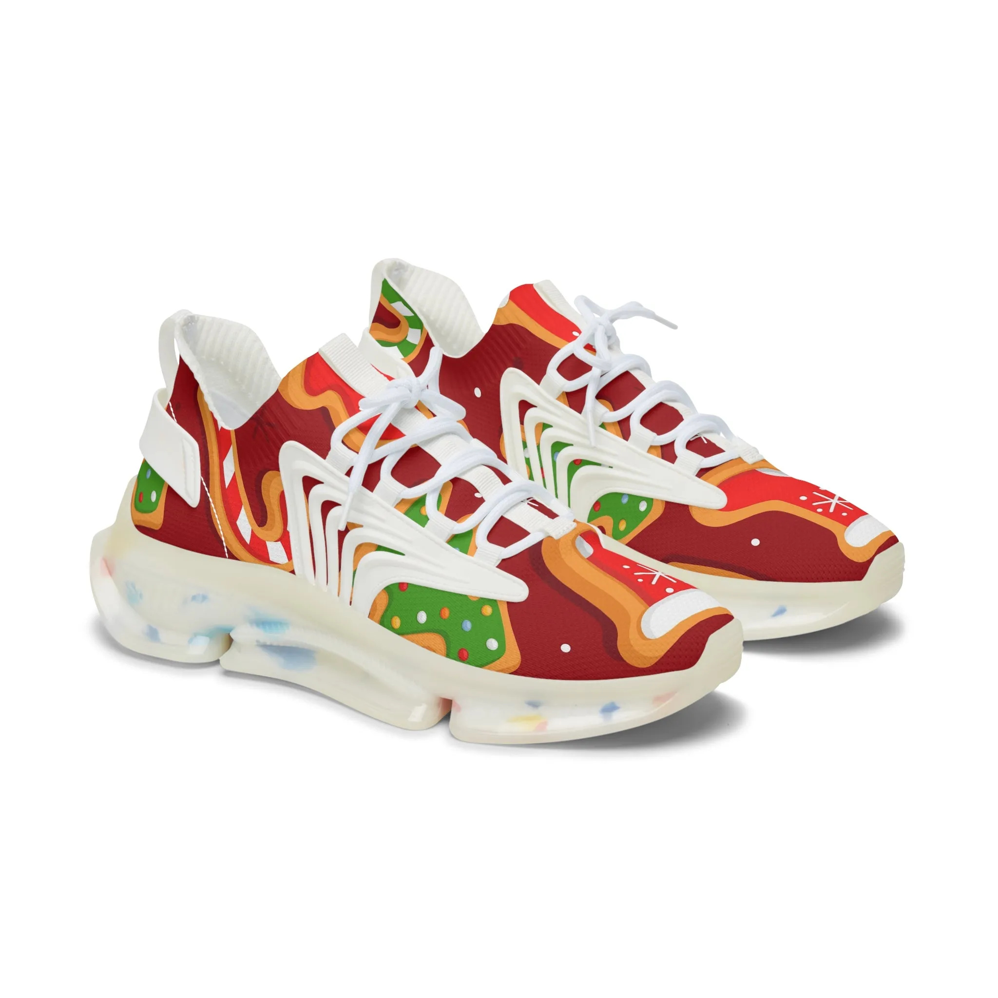 Christmas Cookies Women's Mesh Sneakers