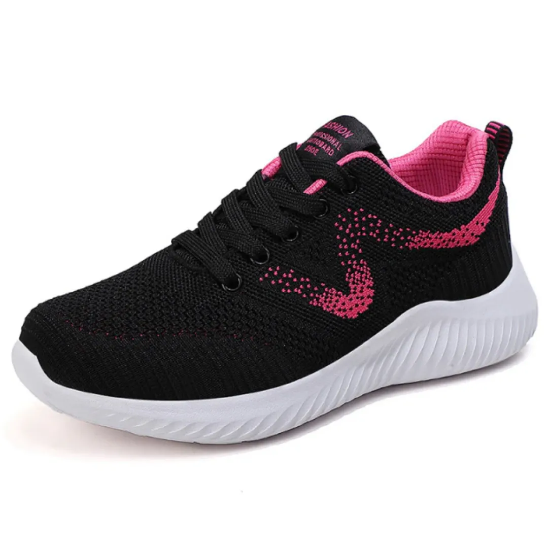 Cilool Women's Sneaker Black Shoes