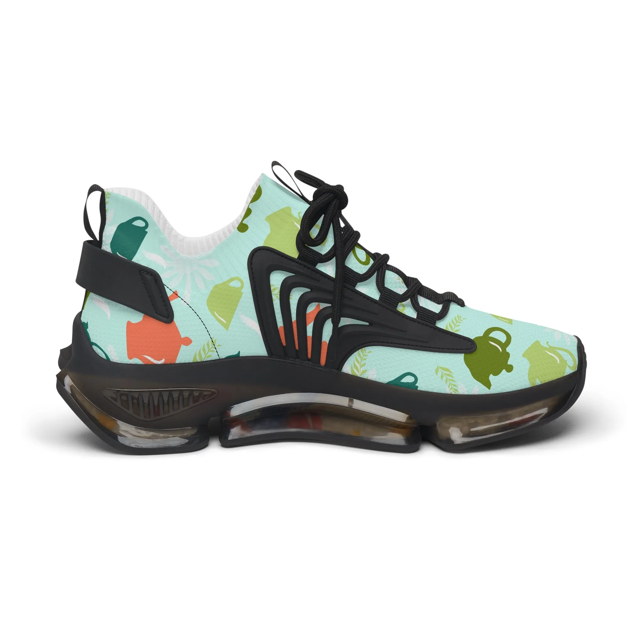 Colorful Teapots Women's Mesh Sneakers