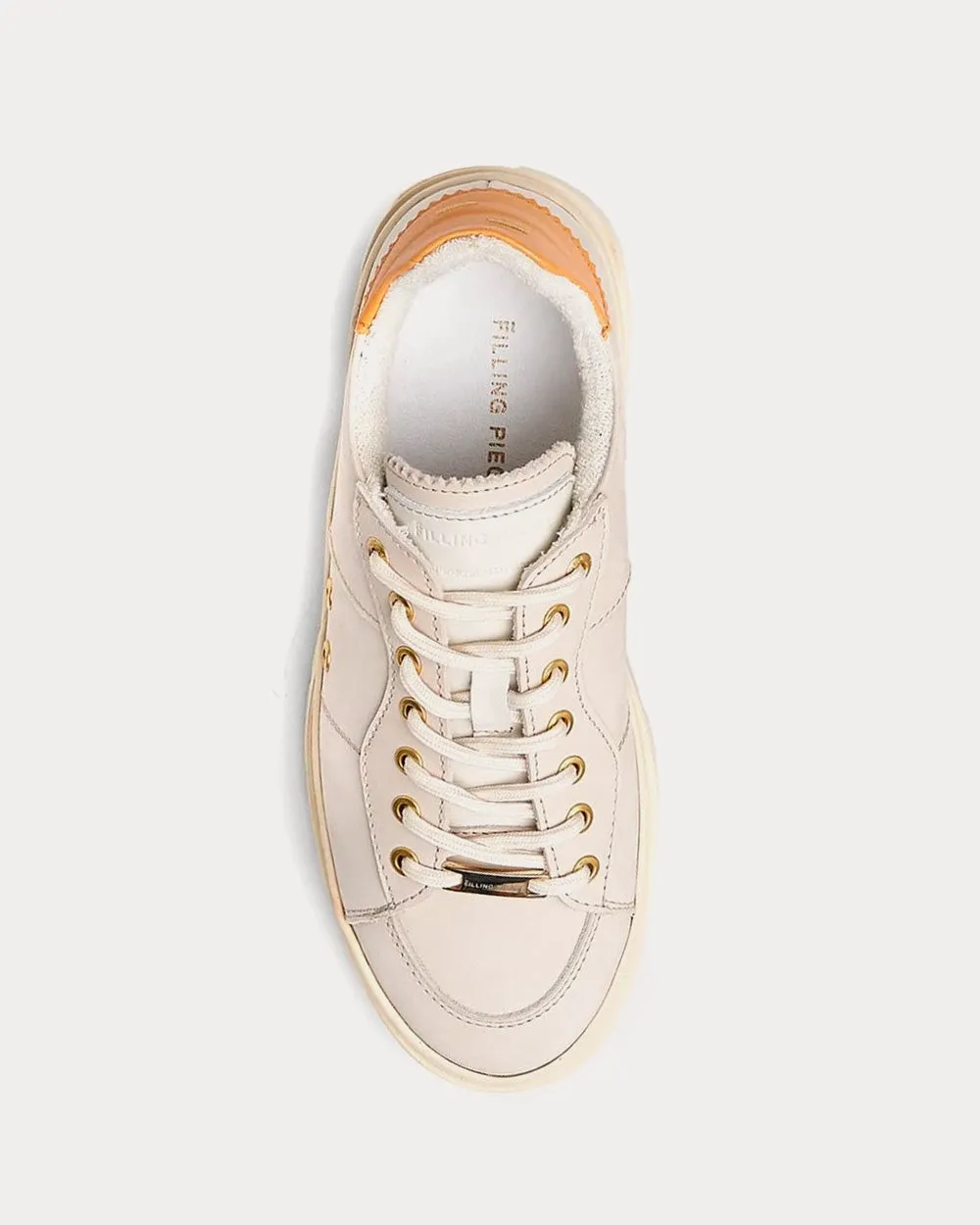 Court Serrated Off White Low Top Sneakers
