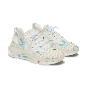 Cute Blue Owls Women's Mesh Sneakers