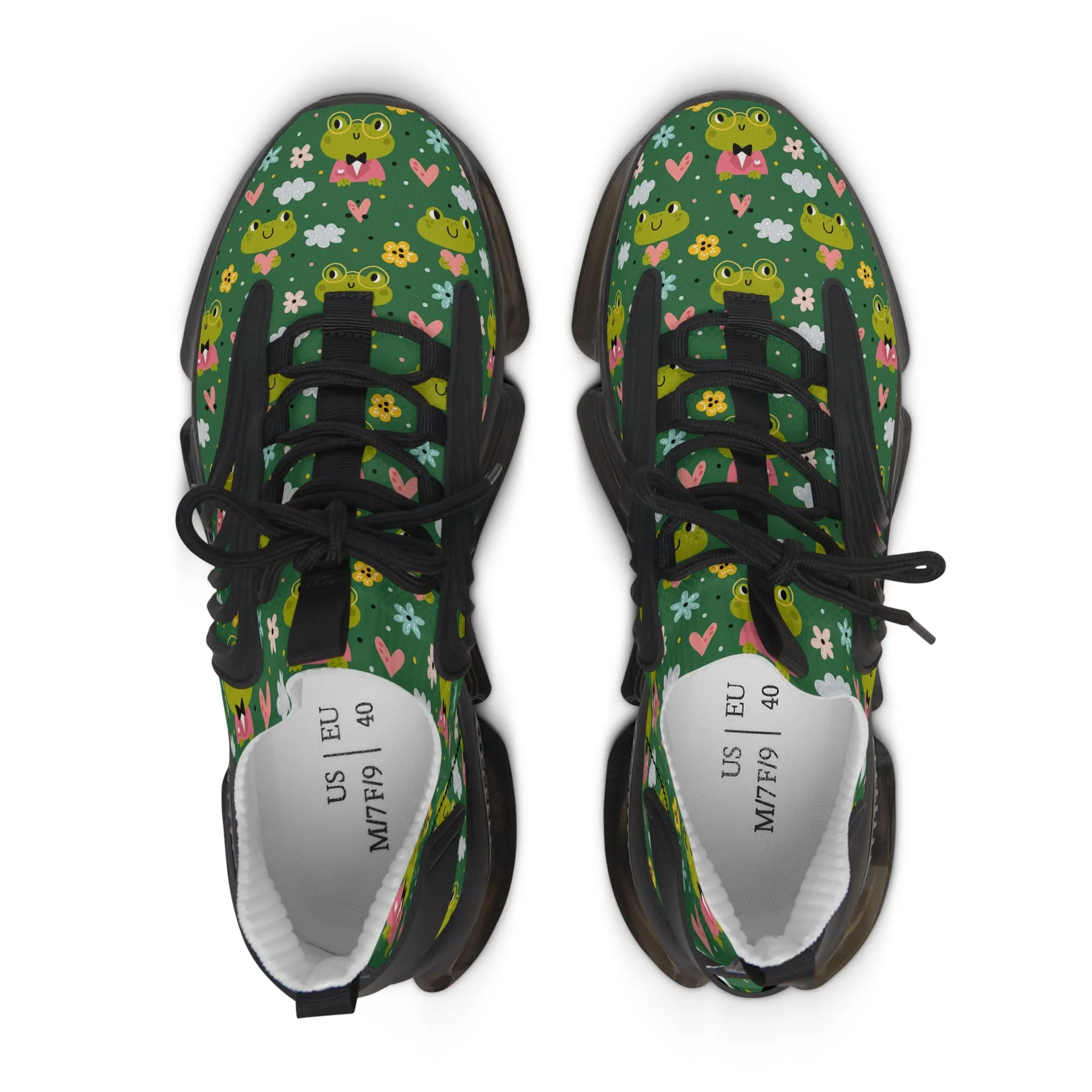 Cute Frogs Women's Mesh Sneakers