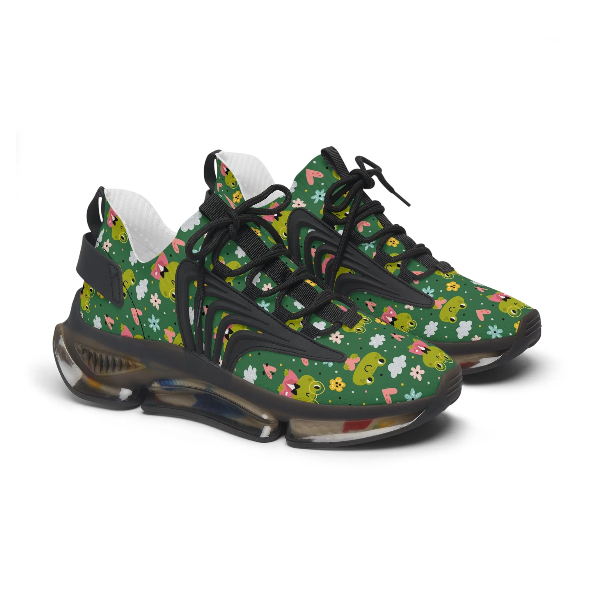 Cute Frogs Women's Mesh Sneakers