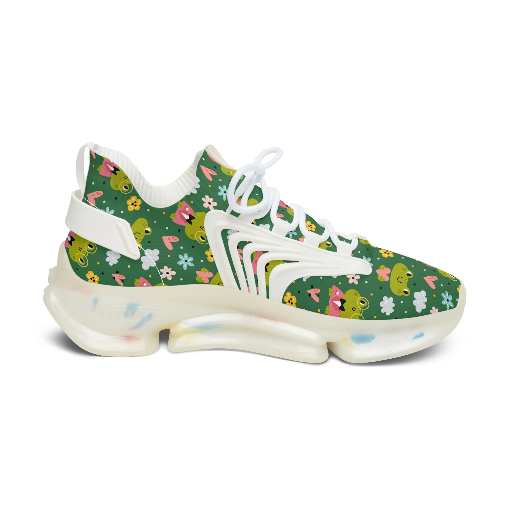 Cute Frogs Women's Mesh Sneakers