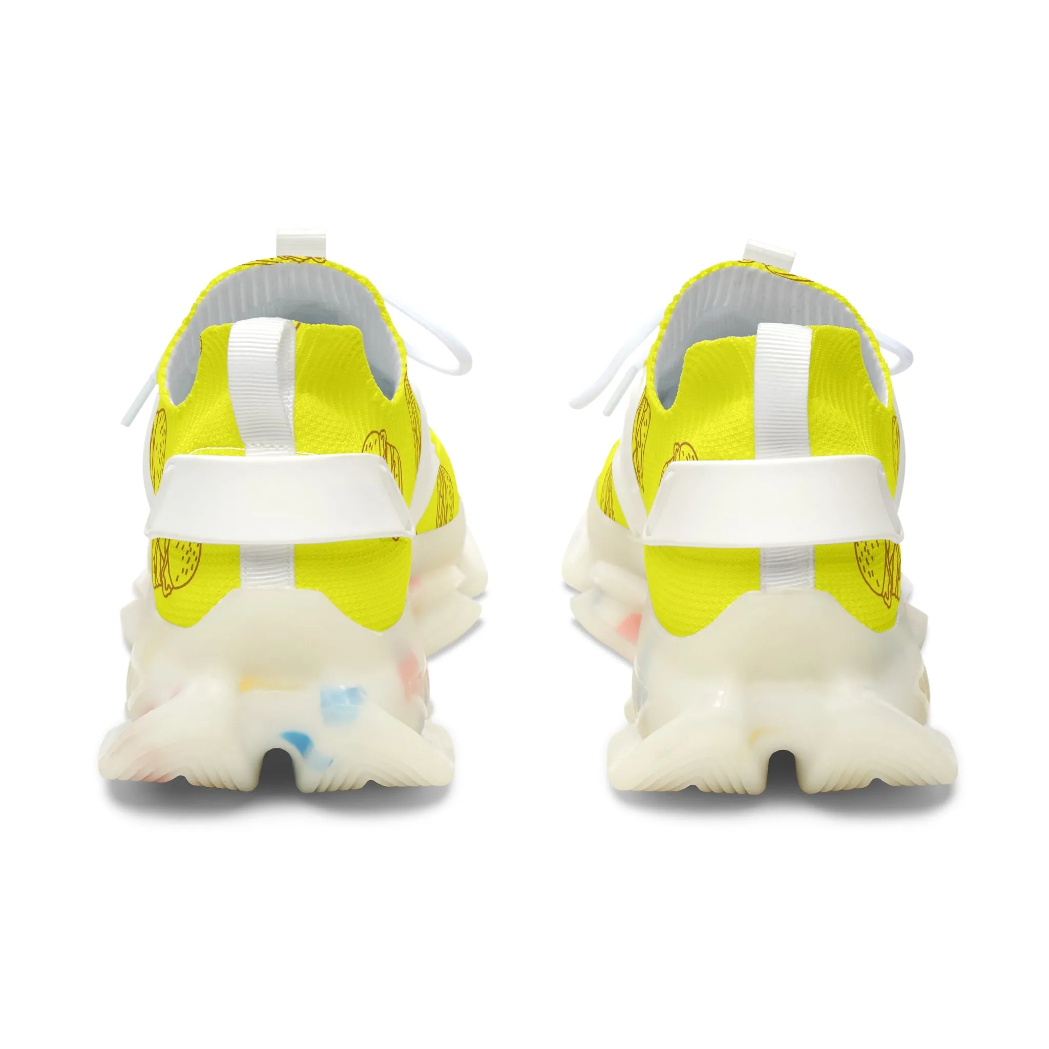 Doodle Burger Women's Mesh Sneakers