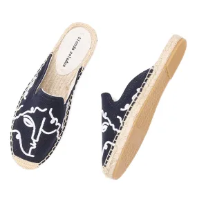Espadrilles Slippers - Picasso - Blue