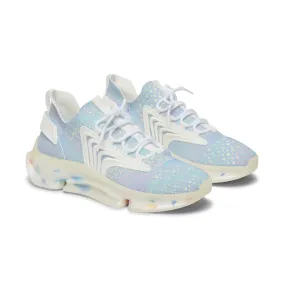 Glitter Foil Pattern Women's Mesh Sneakers
