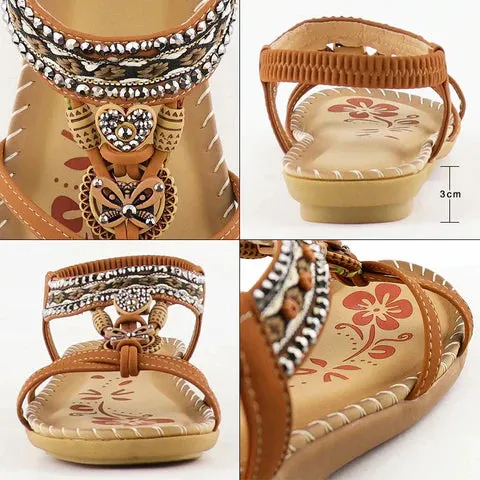 Harmonia | Sandals with Stretch Band & Cushioned Platform
