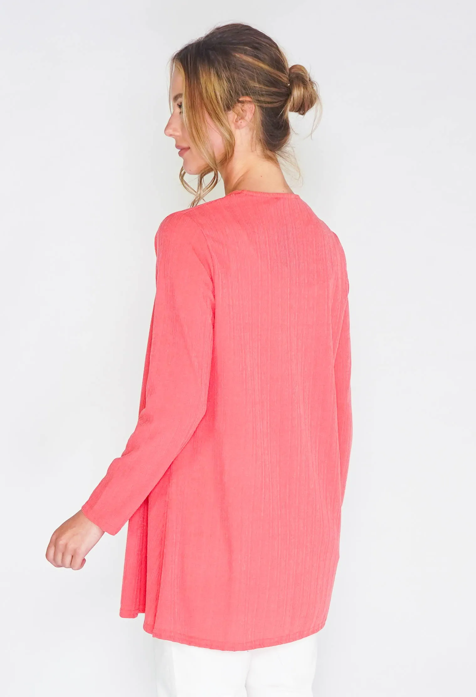 LIGHTWEIGHT RIB EDGE TO EDGE CARDI-1