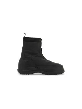 Luna Zip Leather Ankle Boots