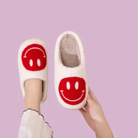 Melody Smiley Face Cozy Slippers
