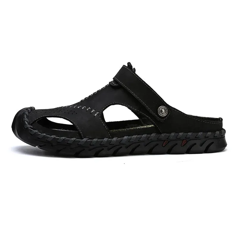 Men's Leather Durable Sandals/Slippers