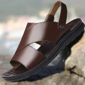Men's Leather Fashionable Cool Sandals