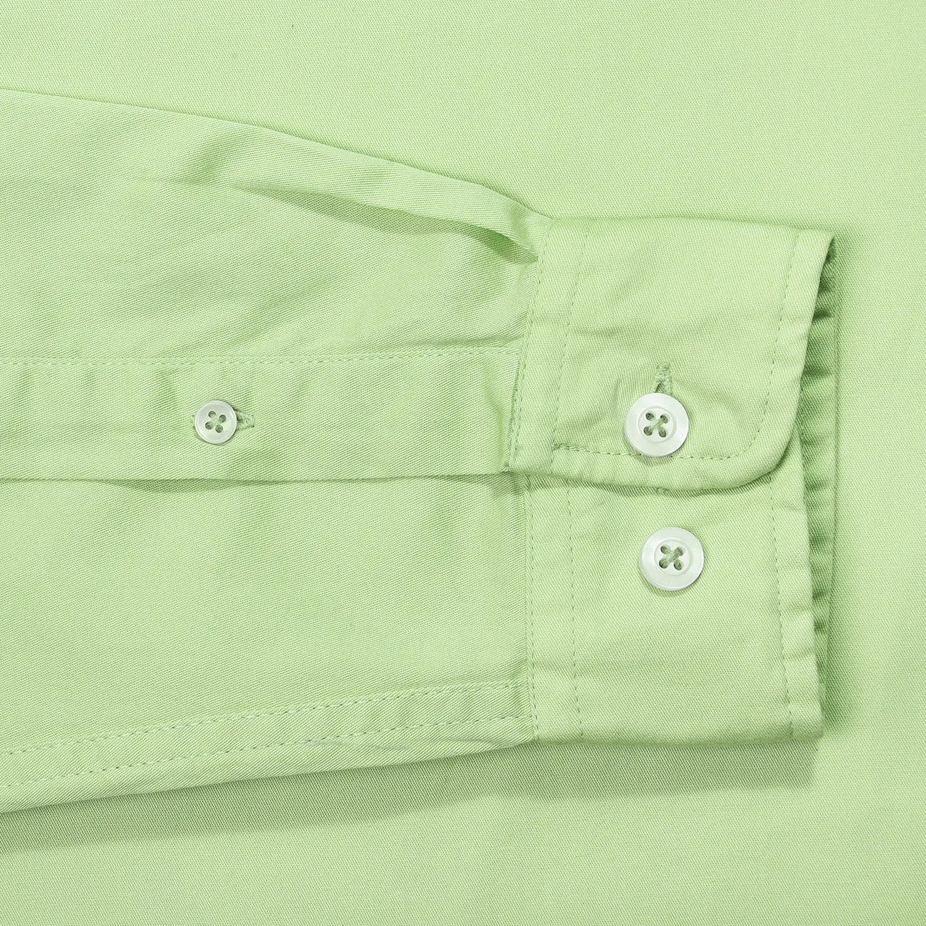 Mint Green Twill Slim Fit Casual Shirt