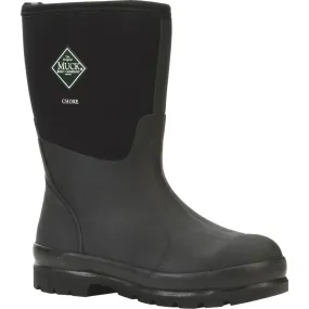 Muck Chore Mid Men's Size 11 Black Rubber Work Boot