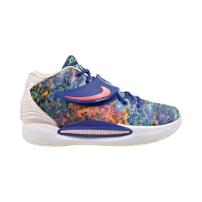Nike KD14 "Psychadelic" Men's Shoes Deep Royal Blue-Pale Coral