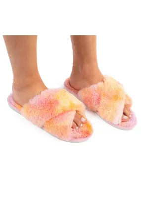 Over The Rainbow Slippers in Pink