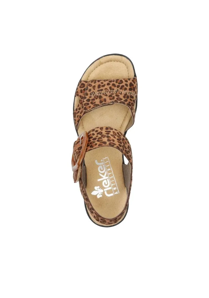 Rieker Detail Strap Wedge 68176 Sandals