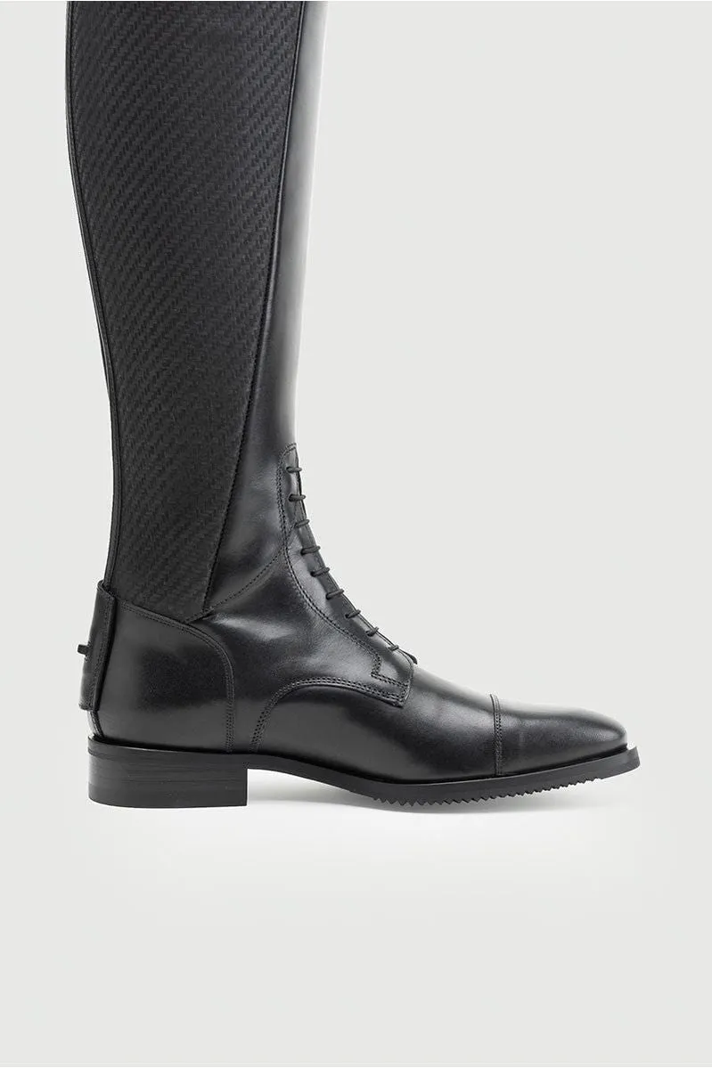 Secchiari 400W Tall Boots, Karbon Panel with Top Trim & Laces - Black