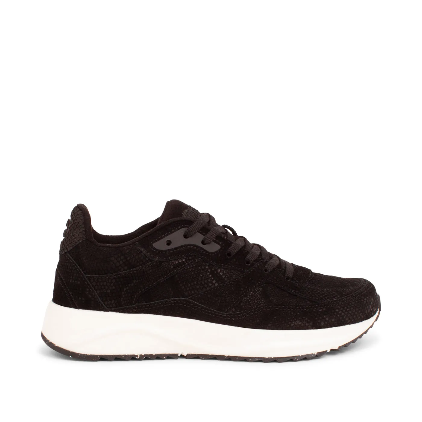 Sophie Snake Suede II - Black