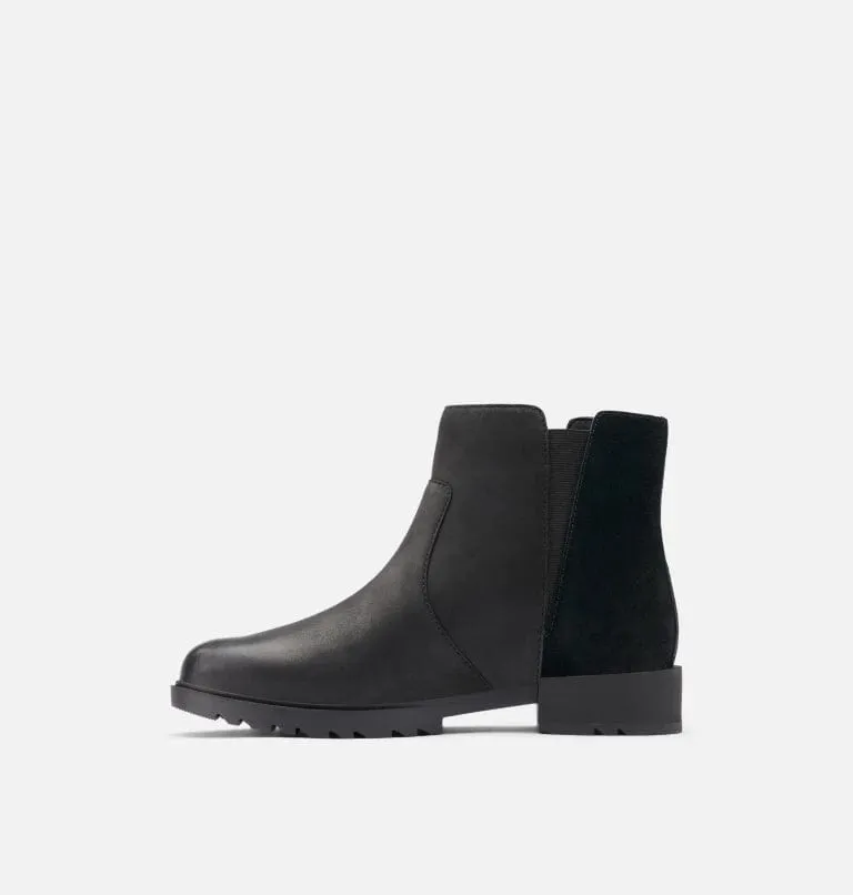 Sorel Women's Emelie II Zip Waterproof Booties- Black