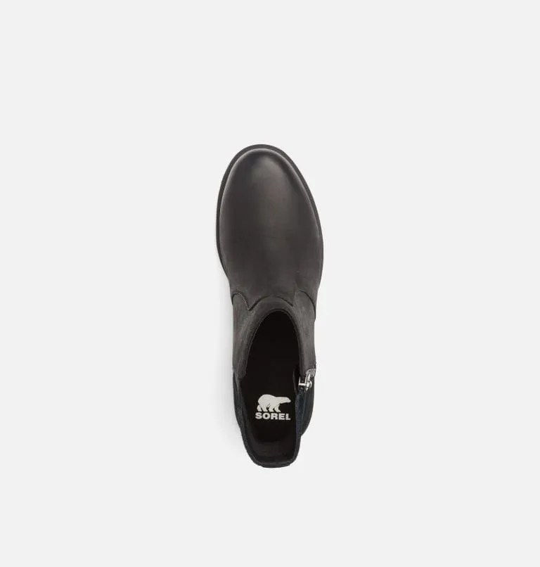 Sorel Women's Emelie II Zip Waterproof Booties- Black