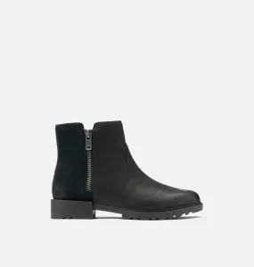 Sorel Women's Emelie II Zip Waterproof Booties- Black