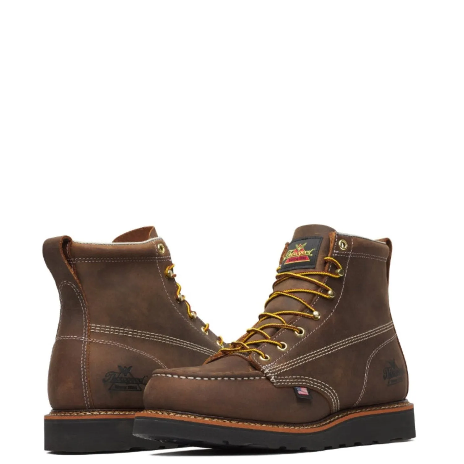 Thorogood Men's American Heritage 6" Moc Toe Wedge Boot