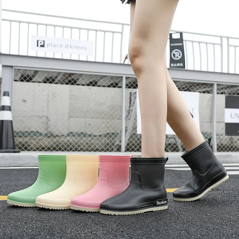 Waterproof Rain Boots Work Shoes Non Slip Anti Skip Water Shoes