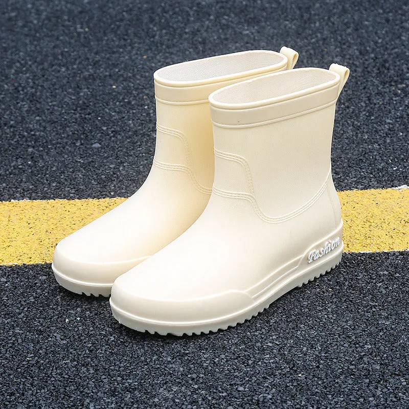 Waterproof Rain Boots Work Shoes Non Slip Anti Skip Water Shoes