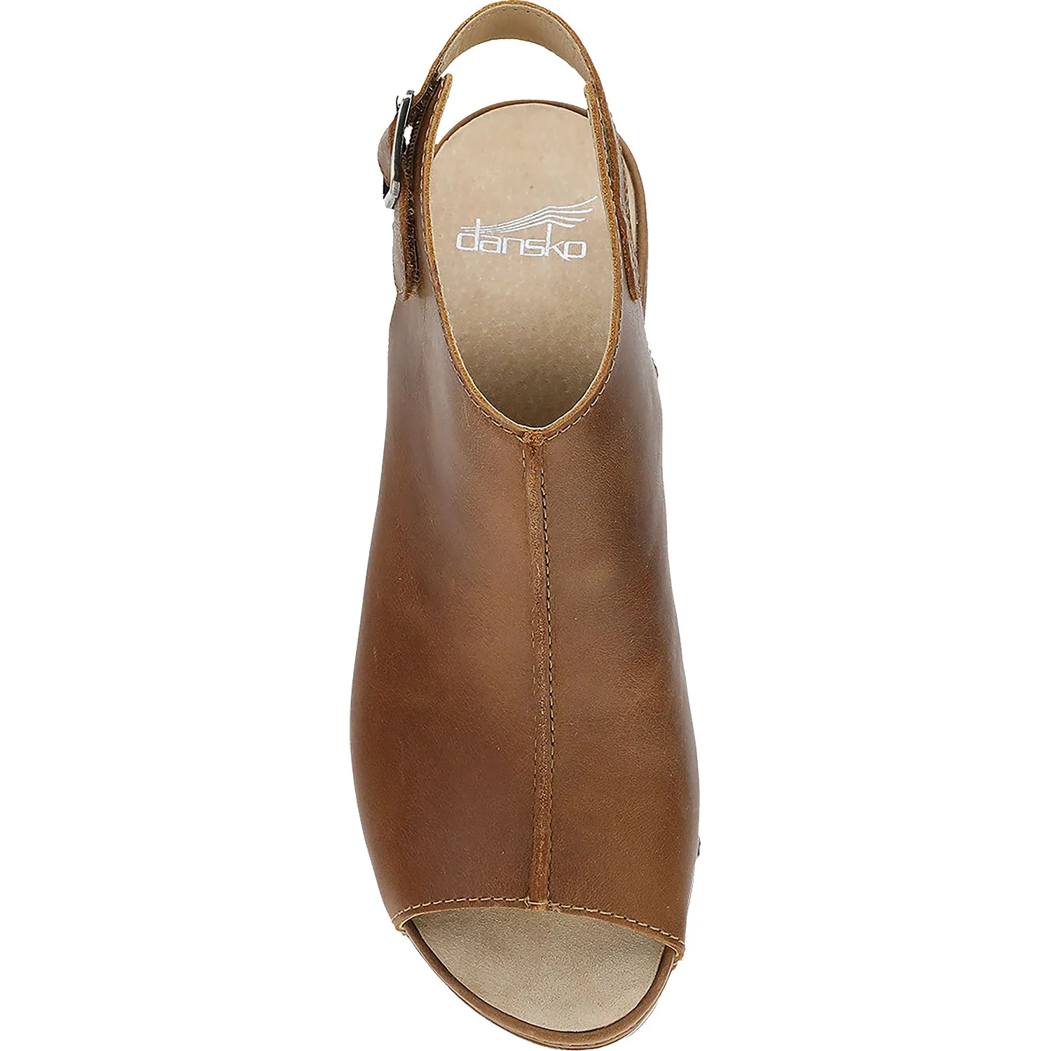 Women's Dansko Lizzy Tan Oiled Pull Up Leather